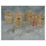 VTG Pabst Blue Ribbon 150 Anniv. Pilsener Glasses