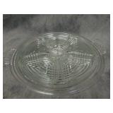 VTG Anchor Hocking 'Manhattan' Glass Relish Tray