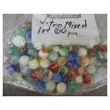 60 Pcs Vitro Mixed Marbles