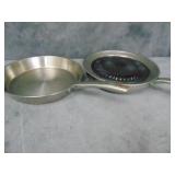 Two 12' Stainless Pans