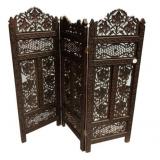 Indian Ornate Screen 31"h., 36"w