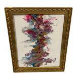 Abstract Drip Painting