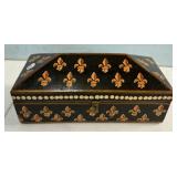 Fleur De Lis Trinket Box 15"h