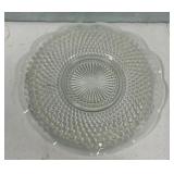 Fenton Moonstone Glass Plate