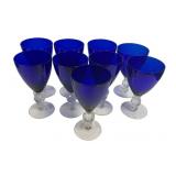 9 Morgantown Cobalt Blue Golf Ball Crystal Water G