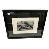 Signed Thomas Barber 1993 Photograph Framed