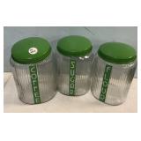 Coffee, Sugar, and Flour Canisters