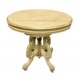 Painted Victorian Style Lamp Table 29"h., 28"w