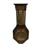 Hendersons England aneroid barometer and thermomet