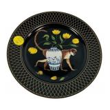 Lynn Chase Monkey Garden Plate 9"dia