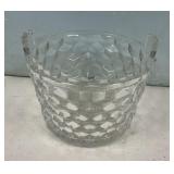 Fostoria American Clear Ice Bucket 6"h., 6"dia