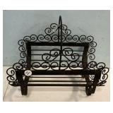 Wrought Iron Magazine Holder