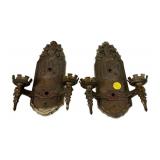 Pair of Markel Renaissance Style Wall Sconces 12"