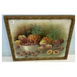 Early 20th Century Still life Print Framed, 18"h.