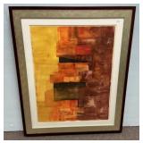 Signed Nancy Butler Abstract Painting