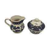 Churchill Pitcher and Sugar