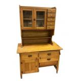 Possum Belly Farmhouse Hoosier Cabinet 71"h., 46"