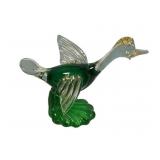 VTG Murano Glass Bird 6"h