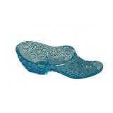 Fenton Blue Daisy button Slipper 4"w