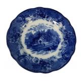 Wood and Son England Flo Blue Plate 10"dia