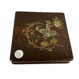 Medieval Painted Box 8"h