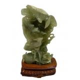 Chinese Carved Jade Style Sculpture 9"h
