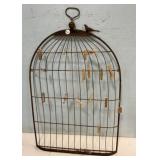 Wrought Iron decorative metal bird cage wall decor