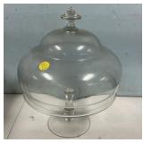 Glass Cake Stand 14"h