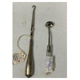 Sterling Handle Hook and Ladle