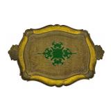 Florentine Plastic Serving Tray 17"w