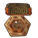 Animal Print Themed Trays