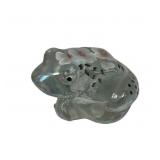Fenton Hand Painted Glass Frog 2"h
