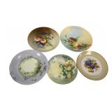 Hand Painted Assorted Styled Plates
