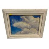 Mark Krohn 1994 Sky Painting on Board