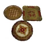 Italy Florentine Plastic Trays 8"