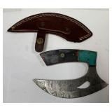 MHS Cutlery Fixed Stealth Handmade Damascus Steel