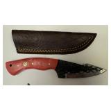 8" MHS Cutlery Fixed Blade Knife Handmade Damascu