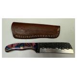 8 1/2" MHS Cutlery Fixed Blade Knife Handmade Dam