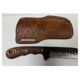 8 1/2" MHS Cutlery Fixed Blade Knife Handmade Dam