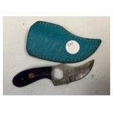 MHS Cutlery Fixed Blade Knife Handmade Damascus St