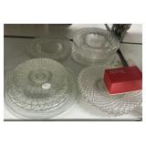 Group of Press Glass Plates