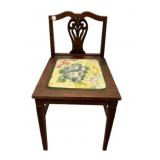 Mahogany Vanity Chair