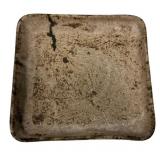 McCarty Double Signed Nutmeg Square Plate 8"