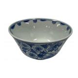 Delft Blue Ceramic Bowl 8"dia