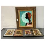 African Tribal Woman Artwork