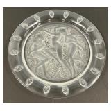 1943 16" Signed Lalique Glass Cote d Or Bachantes