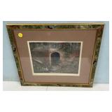 Signed Maison Montegut Courtyard Print