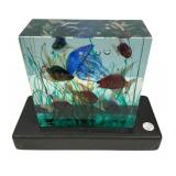 Salviati Italy Glass Fish Aquarium 11"w
