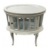 White Painted Chocolate Cabinet 29"h., 28"w