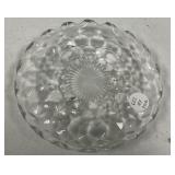 Fostoria American Clear Footed Plate 7"dia
